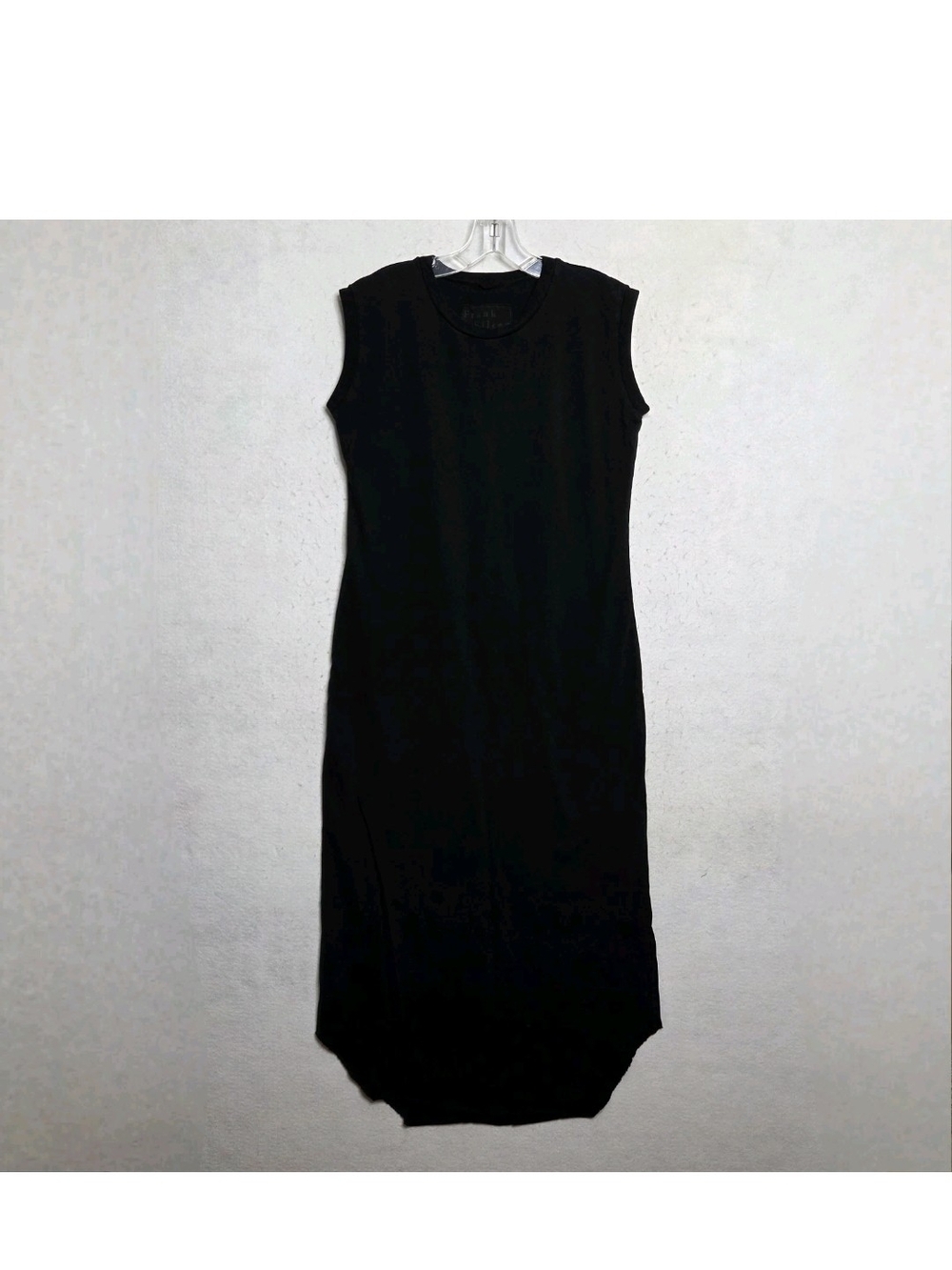 Frank & Eileen Cory Vintage Muscle Tee Maxi Dress M Cotton Black Minimalist
